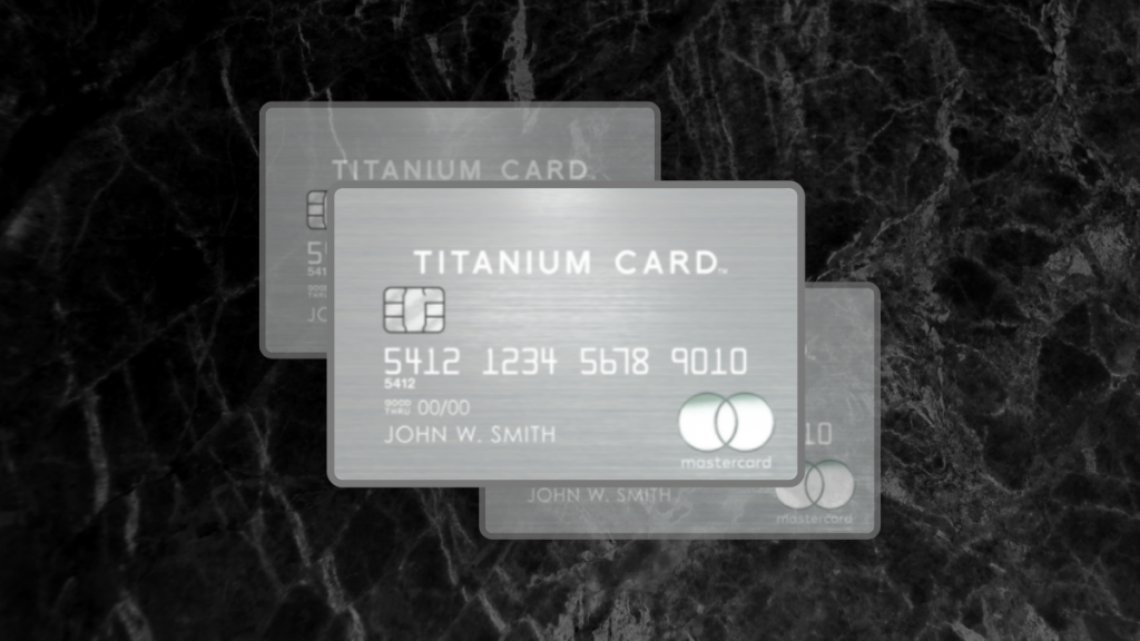 luxury titanium credit card