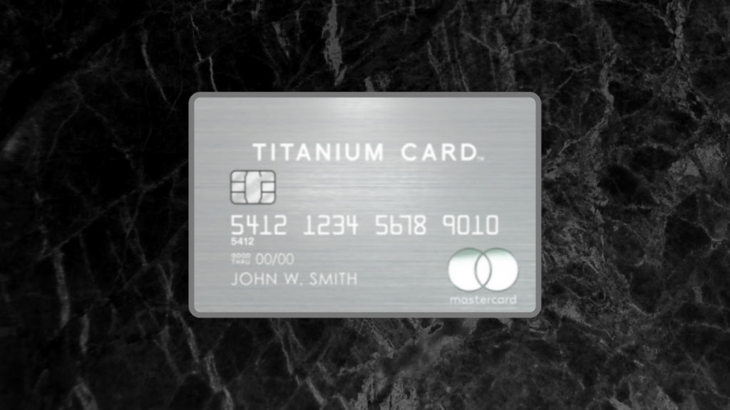 luxury titanium credit card