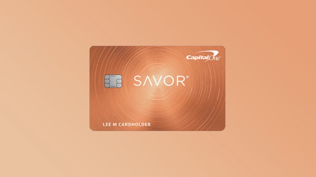 Capital One Savor® Rewards credit card
