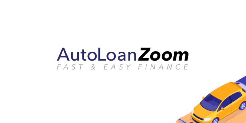 AutoLoanZoom logo and car drawing