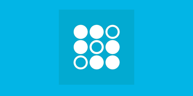 Sofi logo on a blue background