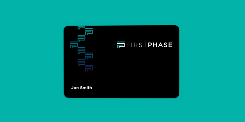 First Phase card on a green background