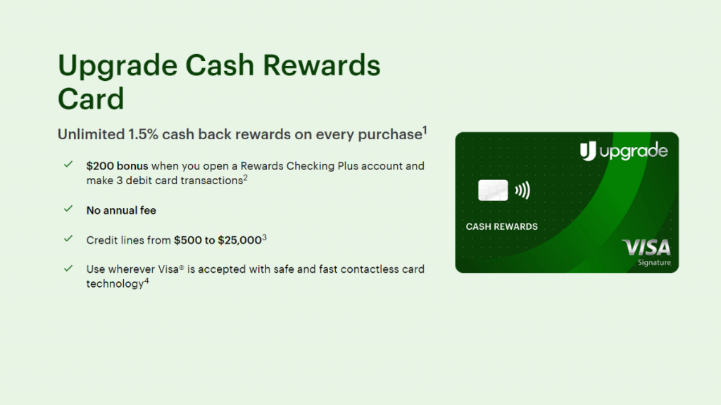 Upgrade Cash Rewards Visa® review