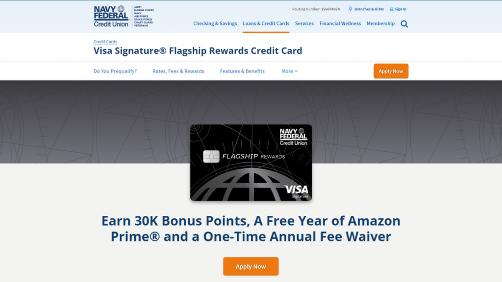 Navy Federal Visa Signature® Flagship Reward