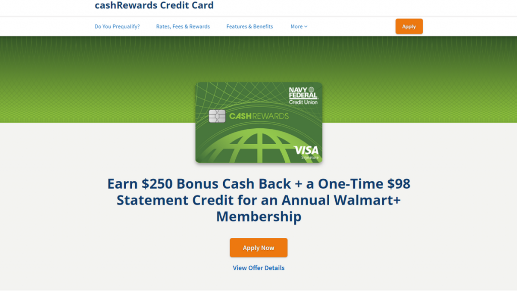 apply Navy Federal cashRewards Credit Card