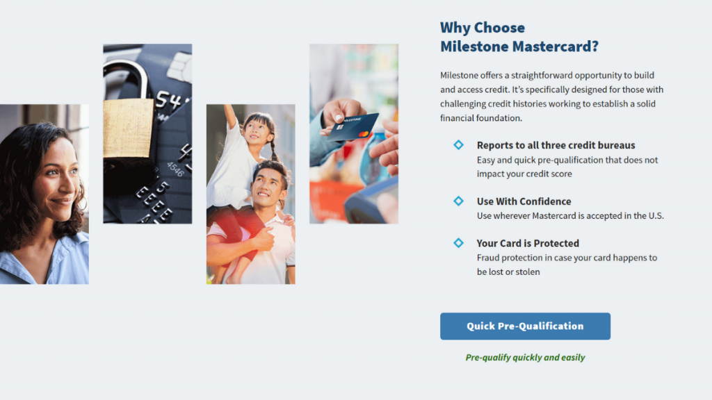 Milestone® Mastercard® benefits